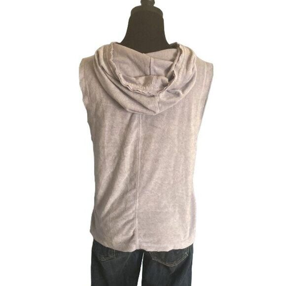 Soft Lavender Terrycloth Sleeveless Hoodie from Xhilaration, size Small - Picture 2 of 8